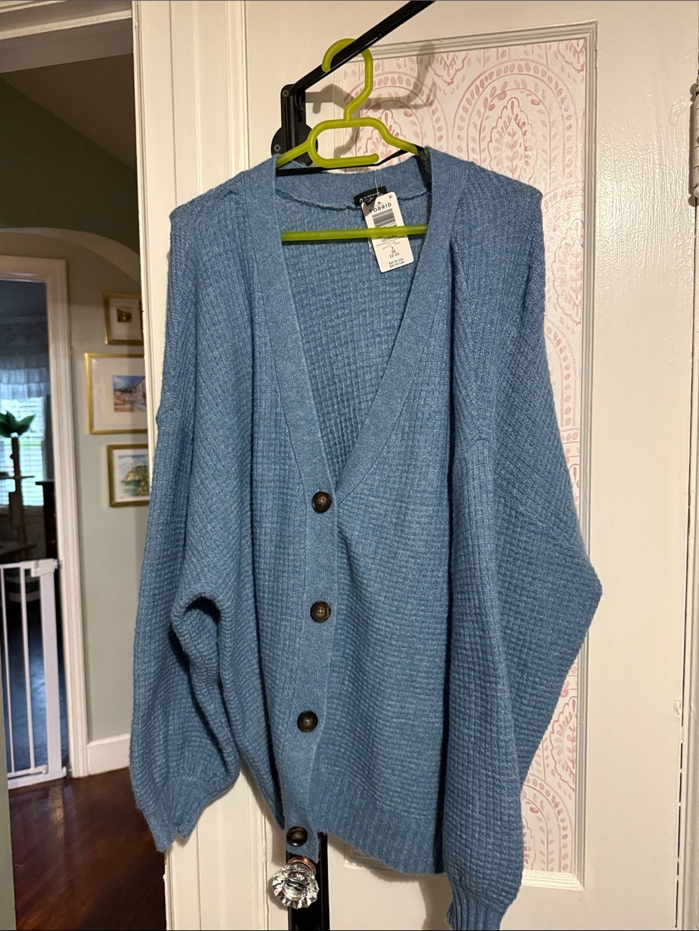 torrid Dusty Blue Textured Sweater